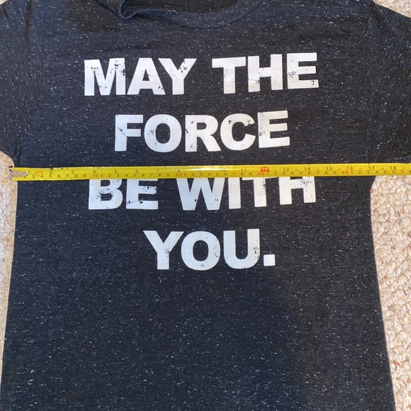 Star Wars “May The Force Be With You” Logo Tee Shirt | Size Medium - Picture 6 of 10